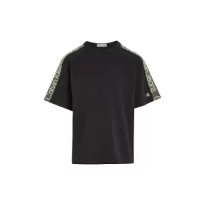 Image of Calvin Klein Jeans Tape T-Shirt - Black
