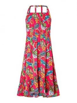 Image of Monsoon Girls S.E.W Inna Maxi Dress - Pink, Size 7-8 Years, Women
