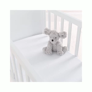 Image of Silentnight Crib Fitted Sheet Pair - White