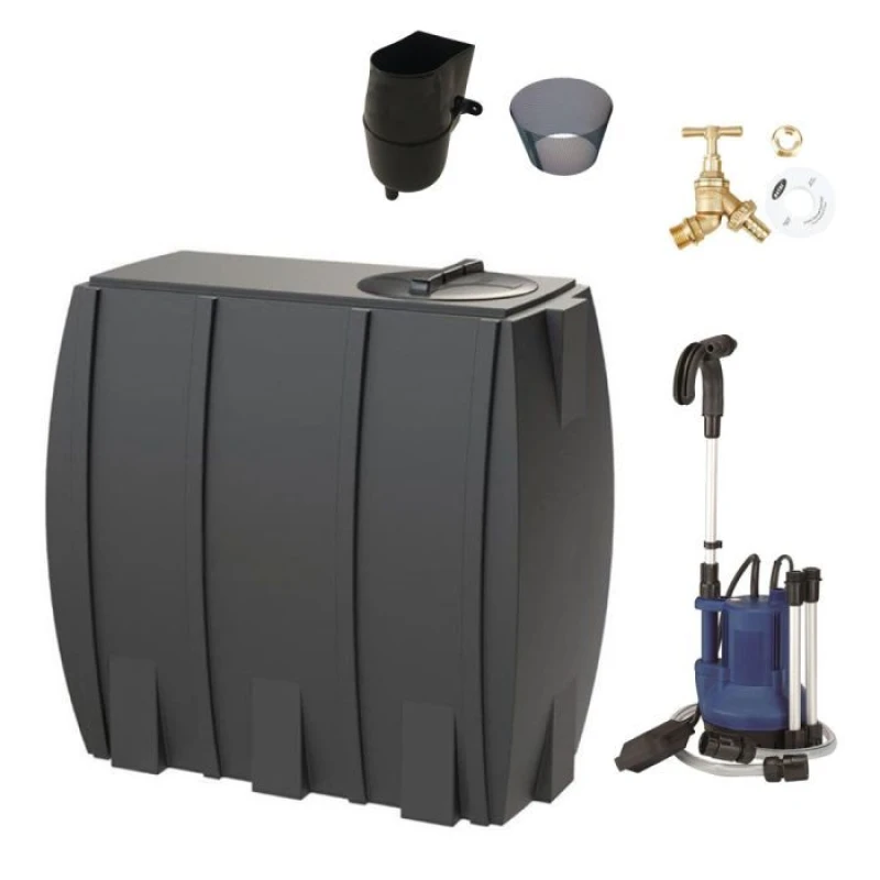 Image of Straight Black Fast Flow Tap HSTAP