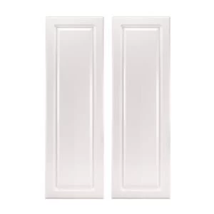 Image of IT Kitchens Chilton Gloss White Style Corner wall door W625mm Set of 2