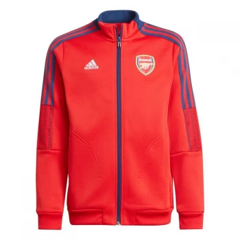 Image of adidas Arsenal Anthem Jacket 2021 2022 Junior - Red