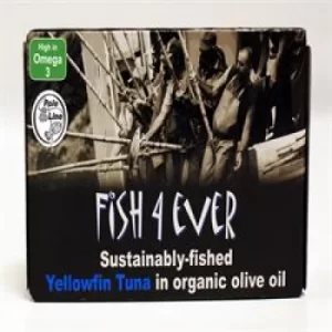 Image of Fish4Ever Yellowfin Tuna in Organic Olive Oil 120g