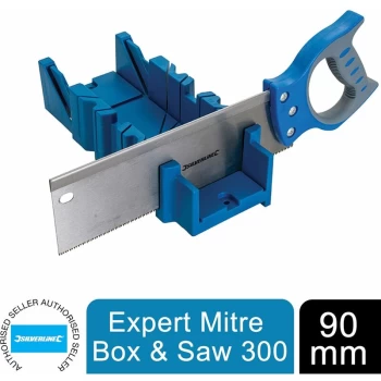 Image of Mitre Saw & Box Tenon For Wood Expert 300 x 90mm 335464 - Silverline