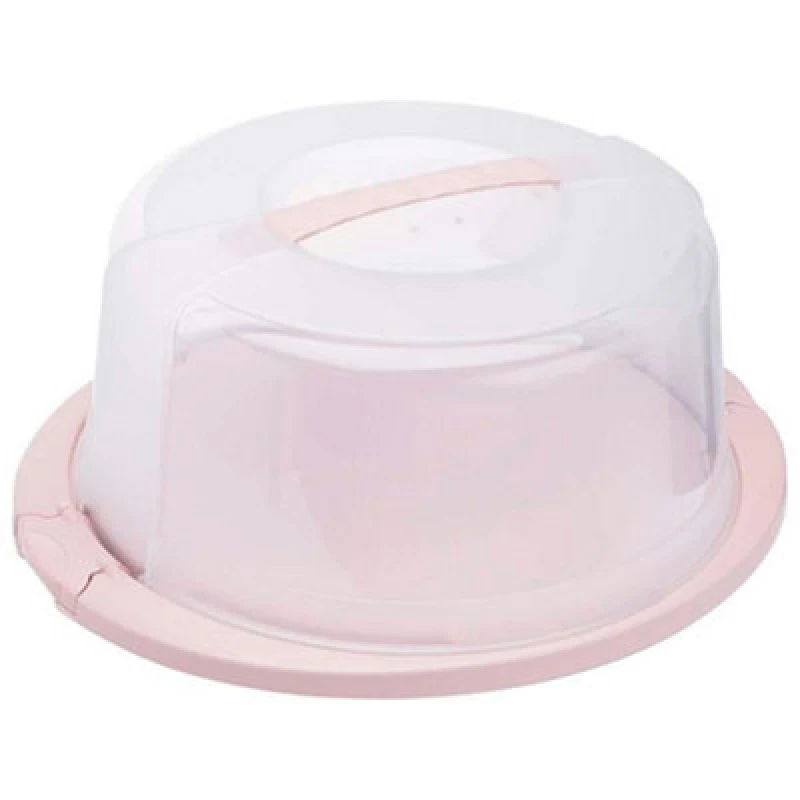 Image of Keeeper Pink Round Cake Container 38Cm With Lid
