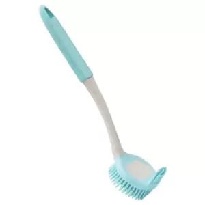Image of Jvl Anti-bac Rubber Dish Brush With Extra Bristles