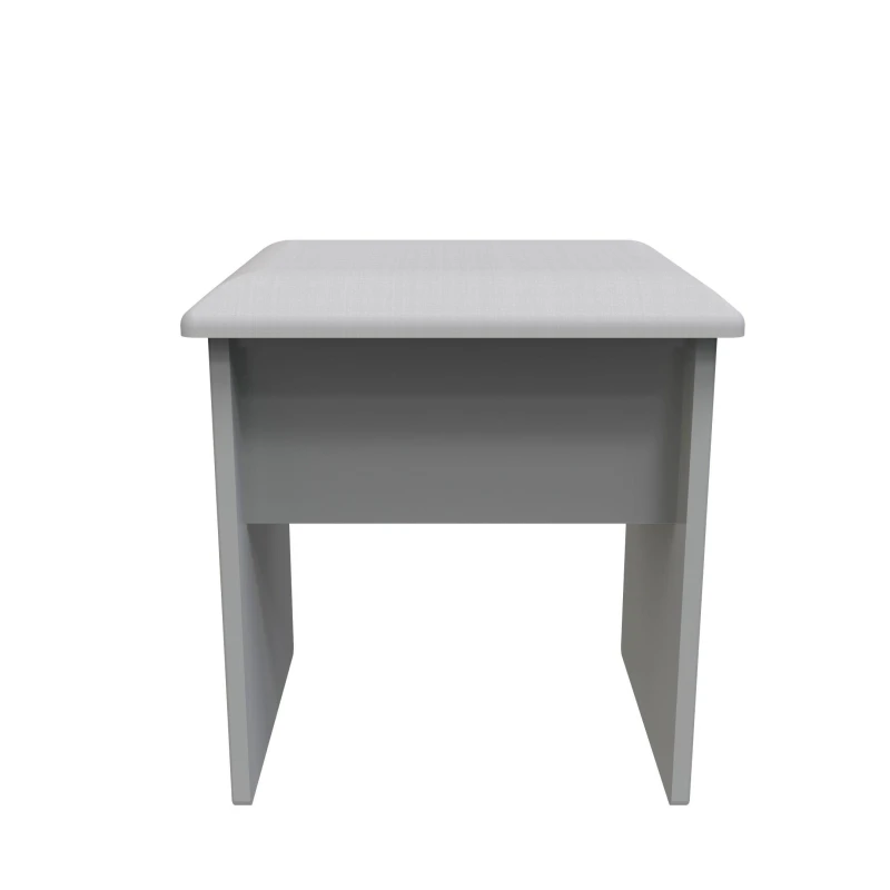 Image of Helmsley Stool In Dusk Grey (Ready Assembled)