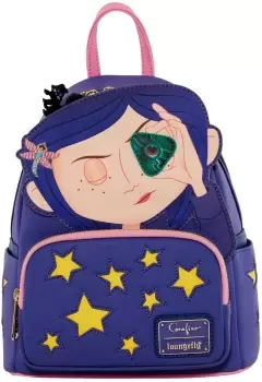 Image of Coraline Loungefly - Coraline Stars cosplay (glow in the dark) Mini backpacks multicolour