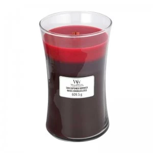 Image of WoodWick Trilogy Sun Ripened Berries Large Jar Candle 609.5g