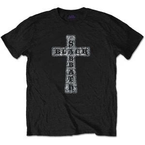 Image of Black Sabbath - Cross Mens Medium T-Shirt - Black