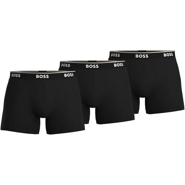 Image of Boss 3 Pack Boxer Shorts - Black S