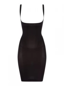 Image of Spanx Shape My Day Open Bust Full Slip Black