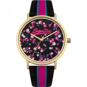 Image of Ladies Superdry Oxford Ditsy Watch