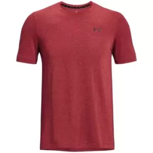 Image of Under Armour Rush Geosport T Shirt Mens - Red