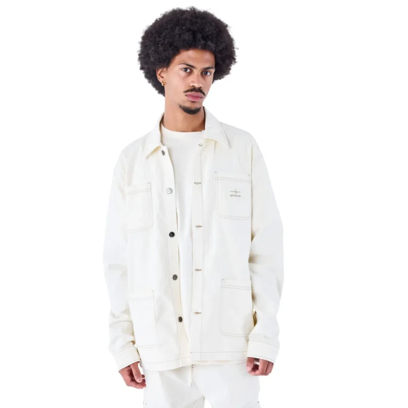 Image of Project X Paris Overshirt Project X Paris Craft Blanc Male S