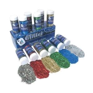 Image of Assorted Glitter Shakers: 6 x 250g