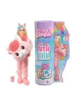Image of Barbie Cutie Reveal Fantasy Series - Llama Doll