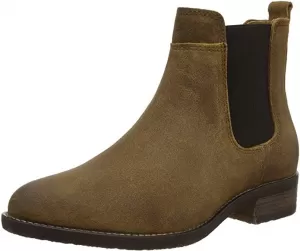 Image of Fatface Charles Suede Chelsea Boots - Tan