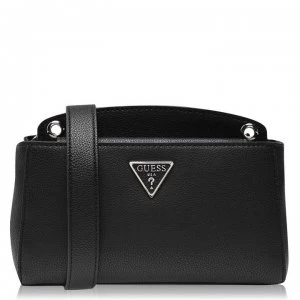 Image of Guess Guess Zip Cross Body Kirby Bag - BLACK BLA