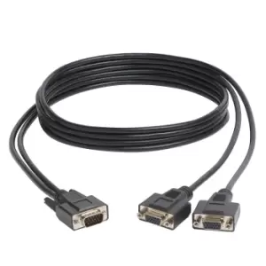 Image of Tripp Lite P516-006-HR High Resolution VGA Monitor Y Splitter...