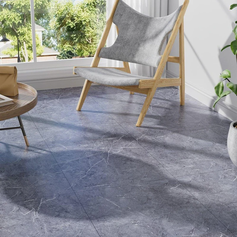 Image of LIFE IDEAS 24Pcs Marble Texture Self-adhesive Flooring Tile Grey unisex One size