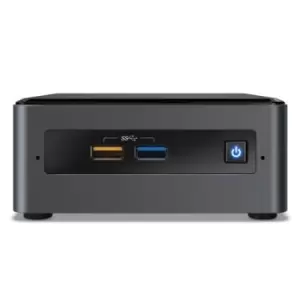 Image of Intel NUC 7 Essential J4005 UCFF Intel Celeron J 4GB DDR4-SDRAM 64GB eMMC Windows 10 Mini PC Black