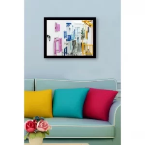 Image of SC0533 Multicolor Decorative Framed MDF Painting