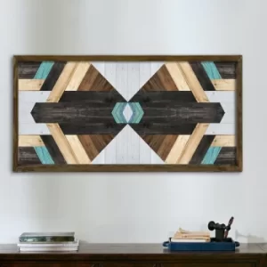 Image of TAH074 Multicolor Decorative Framed MDF Painting