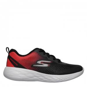 Image of Skechers GoRun 600 Junior Trainers - Black/Red