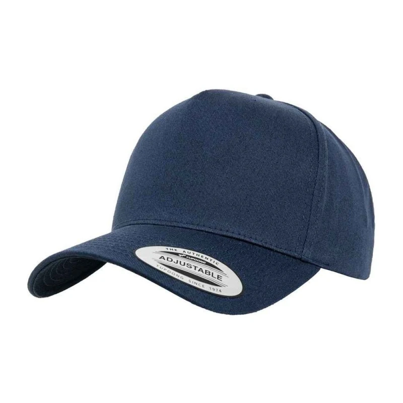 Image of Flexfit Womens 5 Panel Snapback Classic Baseball Cap in Navy Navy Female One Size
