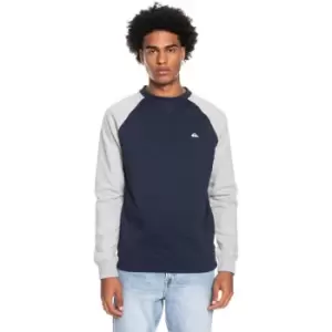 Image of Quiksilver Everyday Crew Sweatshirt Mens - Blue