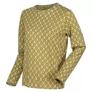 Image of Regatta Orla Kiely Winter Long Sleeve T-Shirt - FlwrPopMustd