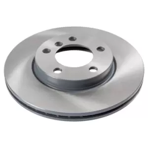 Image of Single of Brake Discs 43860 by Febi Bilstein Front Axle