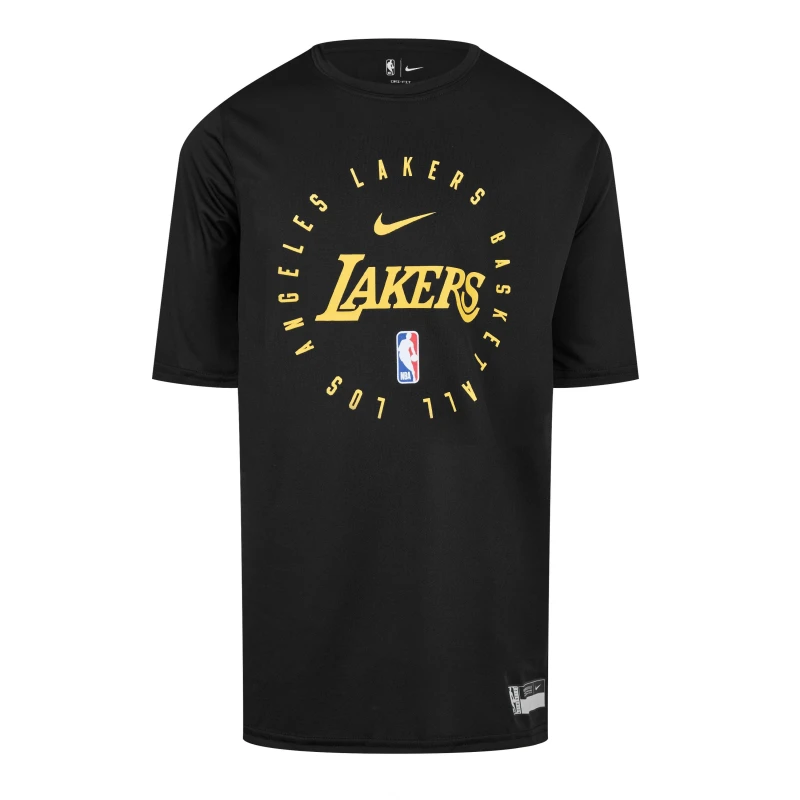 Image of Nike NBA Lakers T-Shirt Juniors - Black 7 - 8 Years