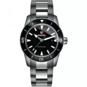 Image of Mens Rado Hyperchrome Captain Cook Titanium Automatic Watch