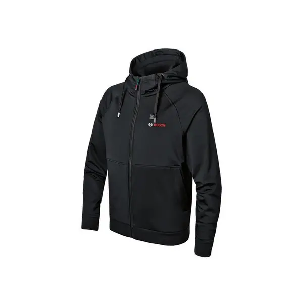 Image of Bosch GHH 12-18V Battery Heated Hoodie Black S