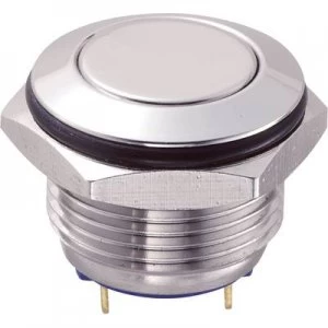 Image of TRU COMPONENTS GQ16F 10JS Tamper proof pushbutton 48 Vdc 2 A 1 x OffOn IP65 momentary