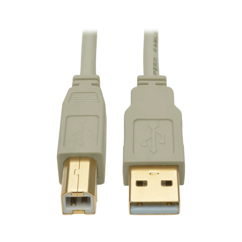 Image of Tripp Lite U022-006-BE USB 2.0 A to B Cable (M/M). Beige. 6 ft. (1.83
