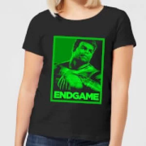 Image of Avengers Endgame Hulk Poster Womens T-Shirt - Black - 5XL