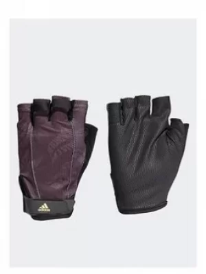 Image of adidas Graphic Training Glove, Black/Grey/Green Size M Men