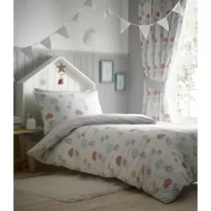 Image of Sheep Dreams Childrens Duvet Cover Set Single Reversible Bedding Set