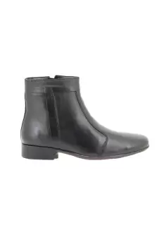 Image of Inside Zip Pleated Ankle Boots