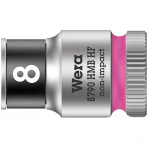 Image of Wera 05003742001 8790 HMB HF Zyklop Socket 3/8" Drive 8 x 29mm