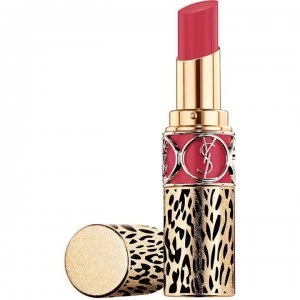 Image of Yves Saint Laurent Rogue Volupte Shine Lipstick - 142 Rse Wild