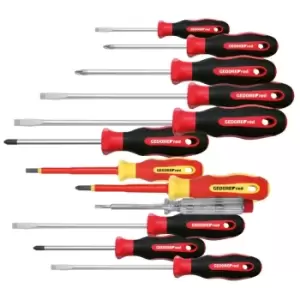 Image of Gedore Screwdriver set PH+PZ+LS 2C-handle 12pcs