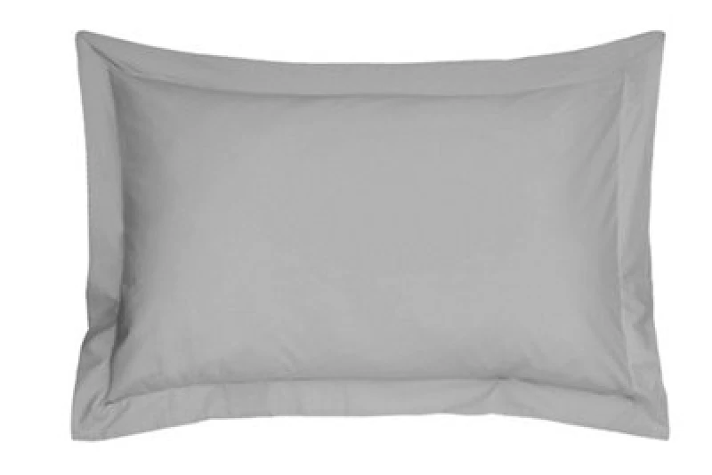 Image of Smart Living Smart Living Luxury 100% Egyptian Cotton Fitted Sheet in Silver Size: Standard Pillow Case Silver Standard Pillow Case Unisex 505624272