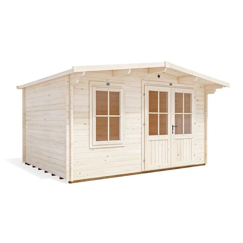 Image of Dunster House Log Cabin, 45mm Wall Thickness, W4M X D3M / W13' X D10' Severn