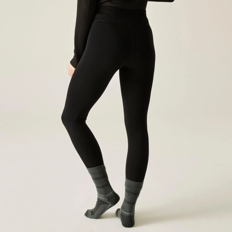 Image of Regatta Womens Thermal Stretch Pants Black female Single