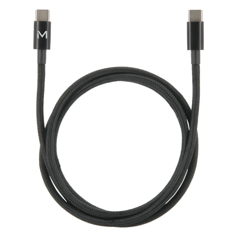 Image of Mobilis Mobilis 001389 USB cable USB 2.0 1m USB C Black 001389