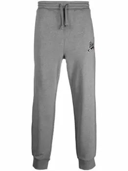 Image of BOSS X RUSSELL ATHLETIC College Logo Sweatpants Grey